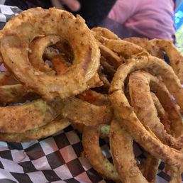 These onion rings are the large These onion rings are the large