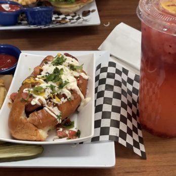 Joe's Farm Grill - Sonoran Dog Garlic Fries Blackberry Lemonade - American Near Me - Gilbert, Arizona Joe's Farm Grill - Sonoran Dog Garlic Fries Blackberry Lemonade - American Near Me - Gilbert, Arizona