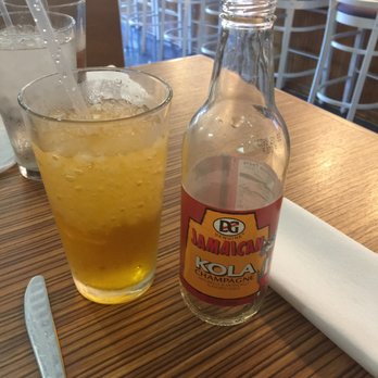 Cutlass Grille - Their version of cream soda. The Kola Champagne. Yum! - Caribbean Near Me - Chesapeake, Virginia