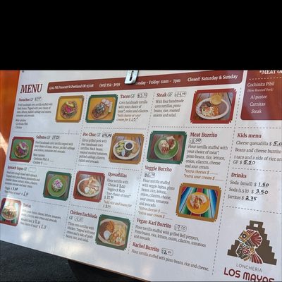 Menu photo 2 Lonchería Los Mayas Portland, OR Menu photo 2 Lonchería Los Mayas Portland, OR