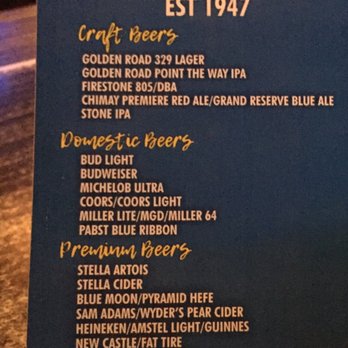 The Blue Room - Beer list - Lounges Near Me - Burbank, California The Blue Room - Beer list - Lounges Near Me - Burbank, California