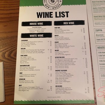 Coratti's Pizzeria Bar and Bocce - Wine List - Italian Near Me - Howell, Michigan