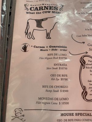 Menu photo 1 Santos Manjares Buenos Aires, C Menu photo 1 Santos Manjares Buenos Aires, C