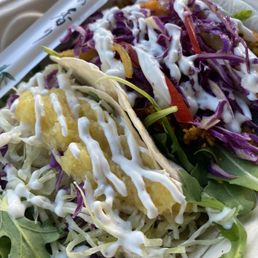 Fish and Thai Chicken Taco Fish and Thai Chicken Taco