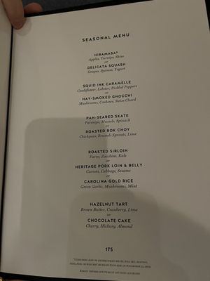 Menu photo 3 Gramercy Tavern New York, NY Menu photo 3 Gramercy Tavern New York, NY