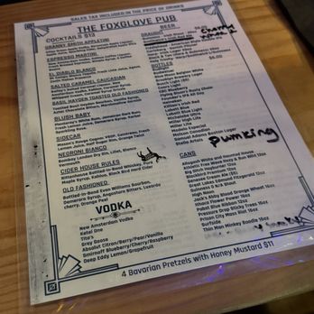 The Foxglove Pub - Menu - Pubs Near Me - Hamburg, New York The Foxglove Pub - Menu - Pubs Near Me - Hamburg, New York