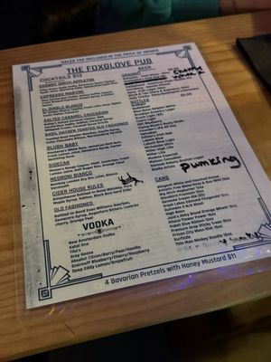 Menu photo 2 The Foxglove Pub Hamburg, NY Menu photo 2 The Foxglove Pub Hamburg, NY
