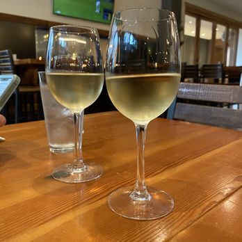 Grays Restaurant & Bar - Two glasses of Russian River Valley Chardonnay - Breakfast & Brunch Near Me - Vancouver, Washington