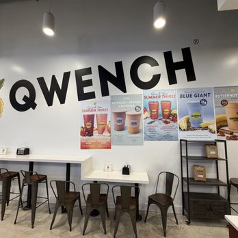 QWENCH Juice Bar/DRNK Coffee + Tea - Inside area - Juice Bars & Smoothies Near Me - Pembroke Pines, Florida QWENCH Juice Bar/DRNK Coffee + Tea - Inside area - Juice Bars & Smoothies Near Me - Pembroke Pines, Florida