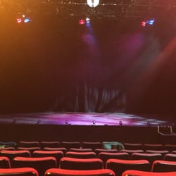 An empty theatre before the Festival of Clowns. Things are about to get silly.