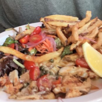 Capurro's - Snapper, small salad and fries - Seafood Near Me - San Francisco, California