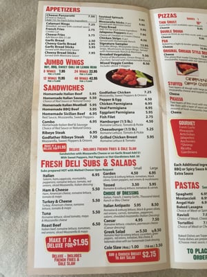 Menu photo 2 Tortorice's Pizza Chicago, IL Menu photo 2 Tortorice's Pizza Chicago, IL