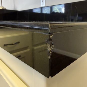 Counter Doc - Before repair - Countertop Installation Near Me