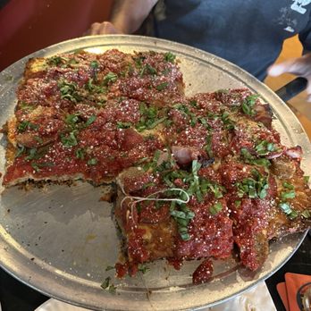 Slice Garden - The whole pie minus two - Pizza Near Me - Fircrest, Washington