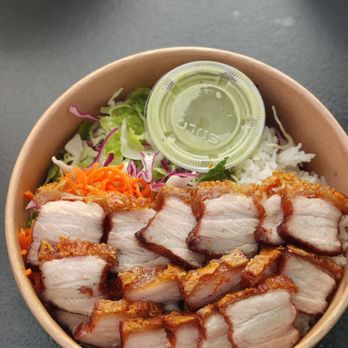 Saiga Vietnamese Eatery - Pork belly rice - Vietnamese Near Me - Irvine, California