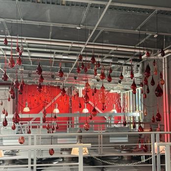 HALL Wines - Art piece and winemaking area - Wineries Near Me - Saint Helena, California