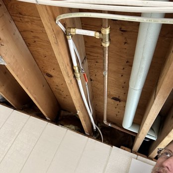 The Drain Guys - New pipe for exterior spigot - Plumbing Near Me - Gaithersburg, Maryland The Drain Guys - New pipe for exterior spigot - Plumbing Near Me - Gaithersburg, Maryland