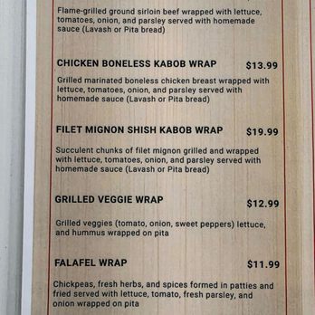 Paradise Kabob - Menu 11/25 - Persian/Iranian Near Me - San Diego, California Paradise Kabob - Menu 11/25 - Persian/Iranian Near Me - San Diego, California