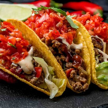 El Original - three tacos on a black plate - Cocktail Bars Near Me - Hastings, Minnesota El Original - three tacos on a black plate - Cocktail Bars Near Me - Hastings, Minnesota