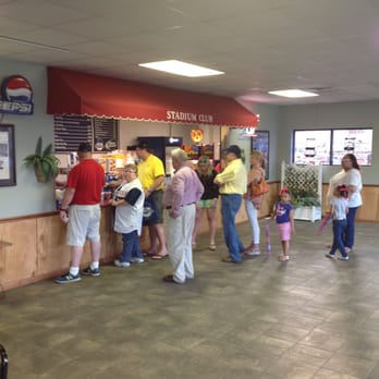 Hank Aaron Stadium - Photo taken 4/17/2015 - food line - Stadiums & Arenas Near Me - Mobile, Alabama Hank Aaron Stadium - Photo taken 4/17/2015 - food line - Stadiums & Arenas Near Me - Mobile, Alabama