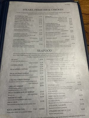 Menu photo 1 Pelican's Restaurant Midwest City, OK Menu photo 1 Pelican's Restaurant Midwest City, OK