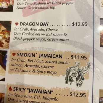 Tappi Diner - Order the Smokin' Jamaican!!! - Sushi Bars Near Me - San Diego, California Tappi Diner - Order the Smokin' Jamaican!!! - Sushi Bars Near Me - San Diego, California
