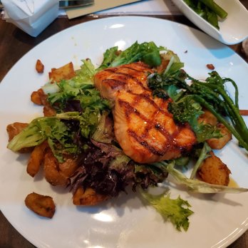 Monarch Kitchen & Bar - Grilled Organic Salmon. Mom's favorite. - American Near Me - Davenport, Iowa