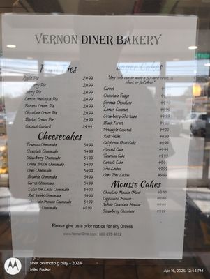 Menu photo 1 Vernon Diner Vernon, CT