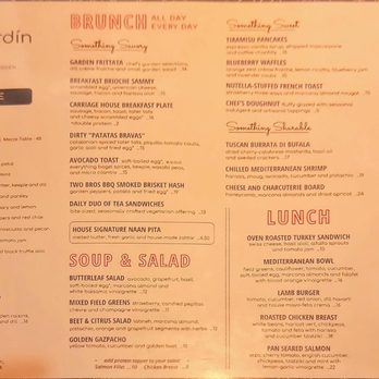 Jardin - Menu Nov 2024 - Mediterranean Near Me - San Antonio, Texas