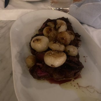 Cara Restaurant - Steak perfectly cooked came with potatoes - New American Near Me - Los Angeles, California Cara Restaurant - Steak perfectly cooked came with potatoes - New American Near Me - Los Angeles, California