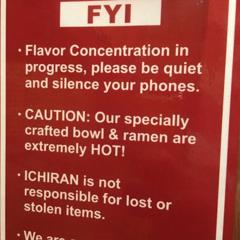 ICHIRAN - Brooklyn - FYI it was hot ! Lol - Ramen Near Me - Brooklyn, New York