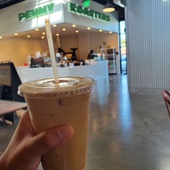 Penny Coffee Roasters - Large Iced Latte - Coffee Roasteries Near Me - Glendora, California