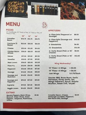 Menu photo 1 Mooch’s Pizzeria Alma Center, WI Menu photo 1 Mooch’s Pizzeria Alma Center, WI