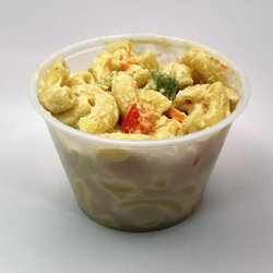 Try our homemade macaroni salad with your next meal