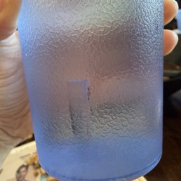 Their water cups are molded / stained in the inside