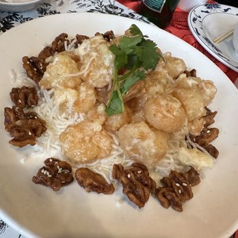 Bow Hon Restaurant - Honey Glazed Walnut with Prawns - Chinese Near Me - San Francisco, California