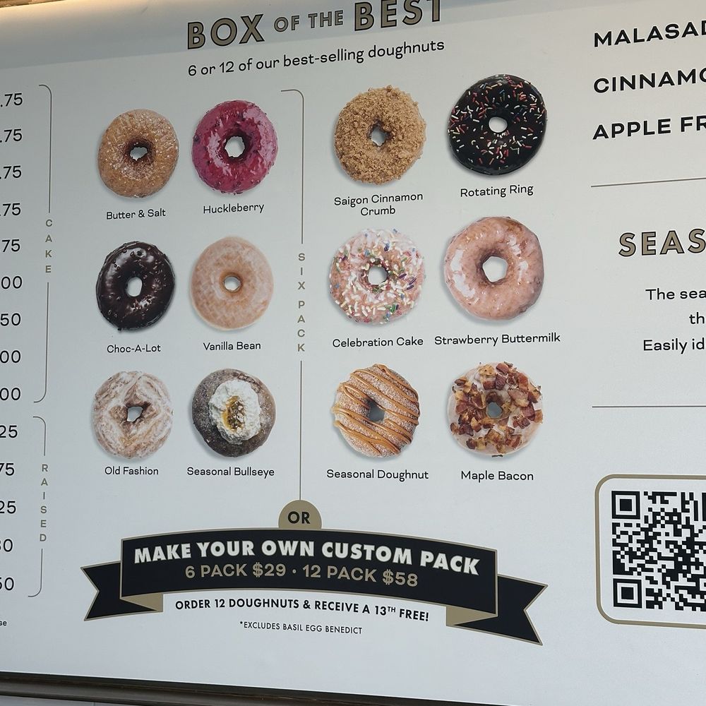Sidecar Doughnuts & Coffee - Menu-March 2026 - Donuts Near Me - Manhattan Beach, California