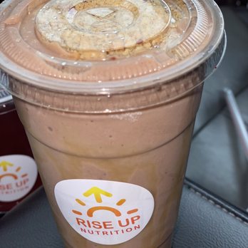 Rise Up Nutrition - Snickers shake - Juice Bars & Smoothies Near Me - Laurel, Maryland Rise Up Nutrition - Snickers shake - Juice Bars & Smoothies Near Me - Laurel, Maryland