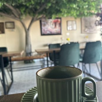 Eden Coffee & Tea - The dirty honey chai latte was perfect! Nothing left on that cup lol - Coffee & Tea Near Me - Houston, Texas