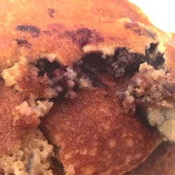Blueberry Pancakes. Full of fresh blueberries.
