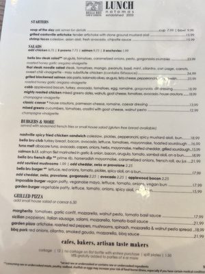 Menu photo 5 Bella Bru Cafe Sacramento, CA