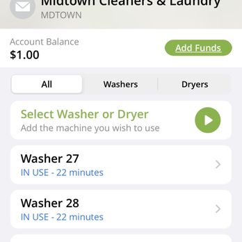 Midtown Cleaners & Laundry - Mobile app used to pay for your machine - Laundromat Near Me - Atlanta, Georgia Midtown Cleaners & Laundry - Mobile app used to pay for your machine - Laundromat Near Me - Atlanta, Georgia