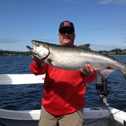 Beautiful Salmon Caught Near Seattle WA