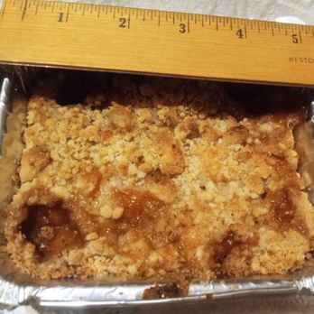 R&R BBQ - Peach Cobbler Total length across is 5 inches... very tasty and highly recommend! - Barbeque Near Me - Farmington, Utah R&R BBQ - Peach Cobbler Total length across is 5 inches... very tasty and highly recommend! - Barbeque Near Me - Farmington, Utah