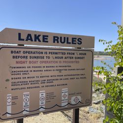 Lake Camanche - Lake rules