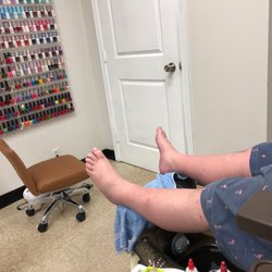 US Nails - Husband's pedicure.