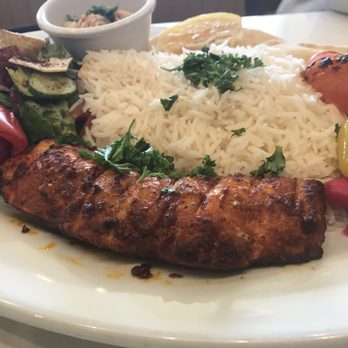 Tarme Mediterranean Grill - Salmon plate - Mediterranean Near Me - Glendale, California