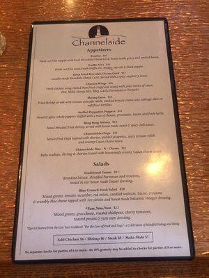 Menu photo 2 The Channelside Clayton, NY Menu photo 2 The Channelside Clayton, NY