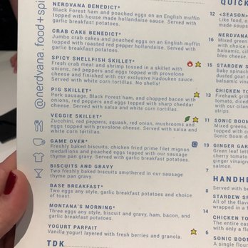 Nerdvana - Breakfast section. Let's see! - New American Near Me - Frisco, Texas Nerdvana - Breakfast section. Let's see! - New American Near Me - Frisco, Texas