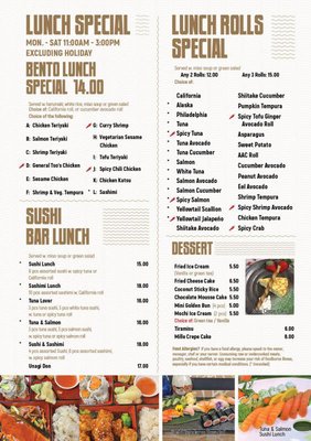 Menu photo 6 Hayashi Sushi Philadelphia, PA